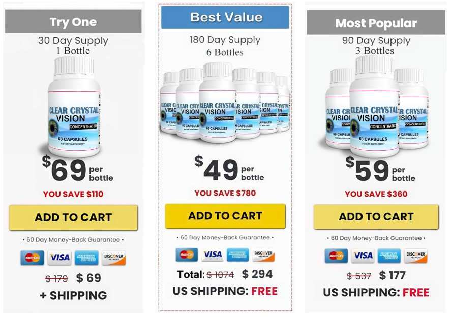 Crystal Vision price