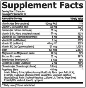 Xetina 20 Ingredients