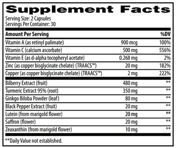 iGenics supplement facts
